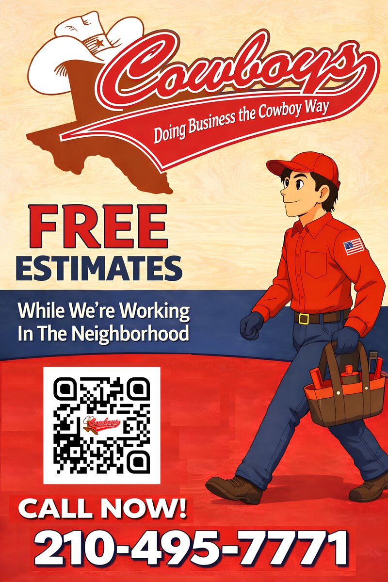 Cowboys AC custom yard sign — Free Estimates design