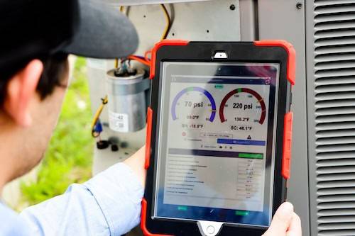 Professional HVAC install