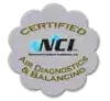 NCI certified — air diagnostics & balancing